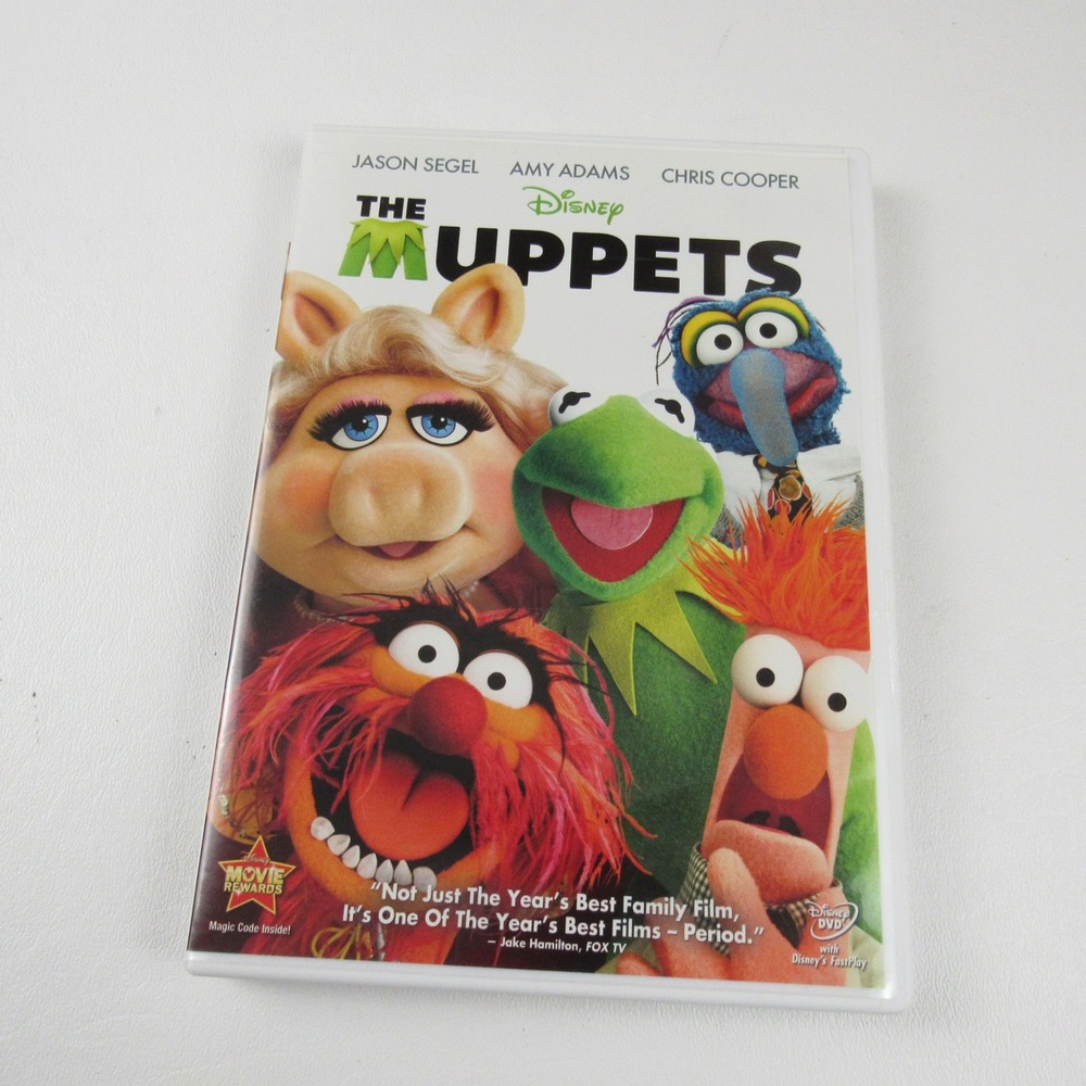 The Muppets DVD Jason Segel Amy Adams Chris Cooper Disney Family Movie